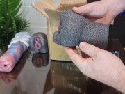 Unboxing / Review of order from Delices Defendus. Masturbators and Dildo (NOT SPONSORED) 8/16