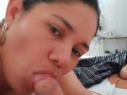 La mejor mamada de mi novia garganta profunda