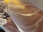 Survey: Thick big ass ebony Lily Blume wants to know if you'd like to see her cum face 1/16