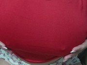Sensual Breast Play Brunette Big Tits 4/16