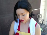 Momo Yaoyorozu Superhero Smoking JOI - Screenshot 2 of 16 - Cosplay