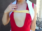 Momo Yaoyorozu Superhero Smoking JOI - Screenshot 7 of 16 - Cosplay