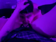 Cute guy licks my pussy passionately until I cum in his mouth 8/16