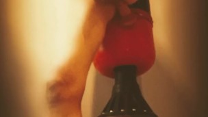 Dildo training session