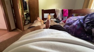 FUCKED MY STEPSISTER AND CUMMED ON HER BACK