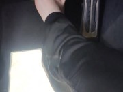 Pedal pumping a BMW barefooted