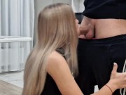After Giving You Wet Blowjob I Climb on Your Cock and Ride You Hard with My Big Ass Slapping POV