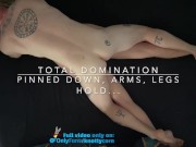 Sensual fuck with a total domination - pinned down and fucked 11/16