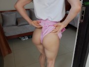 We were almost noticed when I was sucking dick on outdoor, and later he fucked me in his room. 4/16