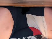 Can't hold it desperate pee on the floor 2/16