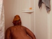 Horny ebony ride dildo after work 11/16