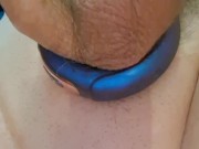 boyfrend like to play with toy on his hard dick! 1/16