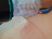 boyfrend like to play with toy on his hard dick! 16/16