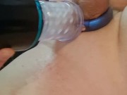 boyfrend like to play with toy on his hard dick! 4/16