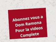 Dominatrice Ramona se prépare à détruire le cul de son homme soumis 16/16