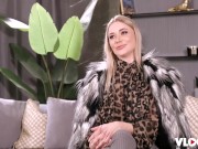 Perky Venera Maxima Soothes Her Pussy With Rough Couch Sex 3/16