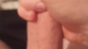 Straight handsome dude jerks off his big Italian cock