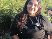 Colombiana culona y tetona tiene sexo al aire libre con el amigo de su novio en lugar publico 2/16