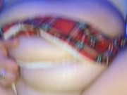 Le doy mi gran verga a mi hermanastra hasta venirme encima de ella - Harem Master