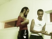 Brunette With Big Boobs Lisa Rose In Food Covered Anal Sex Session 2/16