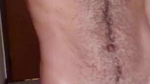 Off_140-f hairy horny and sweaty latino otter shows off chest and pits