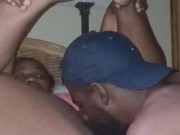 GORILLA P LICKING WET COOCHIE BEFORE FINGER FUCKING PINK PUSSY!!!!!!!!! 4/16