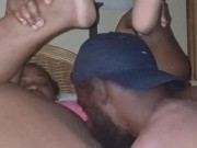 GORILLA P LICKING WET COOCHIE BEFORE FINGER FUCKING PINK PUSSY!!!!!!!!! 5/16