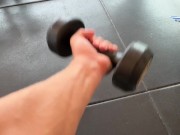 Fast Gym Pick Up, cunningly lured her into my home with transparent wall in the shower room, hoho 1/16