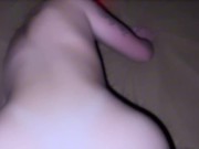 TWO DICKS cumming in the shy blonde's ASS 14/16