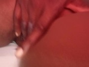 SLIM Black EBONY FUCKS HER CUTE WET PUSSY 3/16