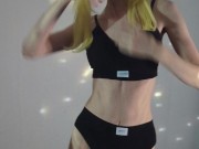 Cute nice body girl like dancing 2/16