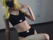 Cute nice body girl like dancing 6/16