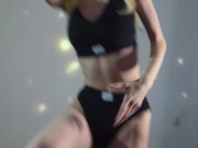 Cute nice body girl like dancing 8/16