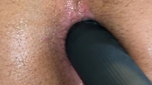 FUCKED MY ASS DEEP WITH VIBRATOR