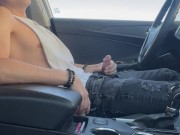 Random Girl Saw Me Jerking Off In Car And She Decided To Help Me Through The Window 🤩🍆💦 2/16