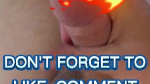 Stroking my throbbing cock and ending with another tasty load.