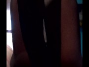 Appena ho messo il legging nero mi è venuta voglia di cazzo e sborra e sono stata accontentata 2/16