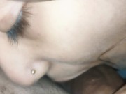 My girlfriend first time blowjob hard sucking cock 18+ only 6/16