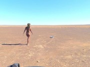 Sexcation Part 4 - Pissing next to the road and getting daddy to eat my pissed pussy clean 3/16