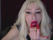 my fetish is long nails licking and sucking. 5/16