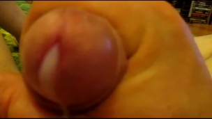 Masturbe compil (1) with one testicle