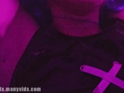 Jinx get fucked! Teen girl cute cosplay! Model: Gayka 9/16