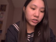 Cute Innocent Japanese Schoolgirl ASMR - Study with me! - Jeremiah 9-12 11/16