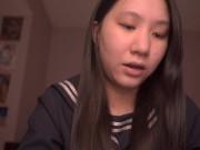 Cute Innocent Japanese Schoolgirl ASMR - Study with me! - Jeremiah 9-12 12/16