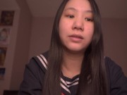 Cute Innocent Japanese Schoolgirl ASMR - Study with me! - Jeremiah 9-12 5/16