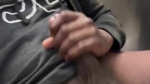 jerking and cumming in public