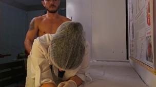Patient gets erection when he feels the nurse's hands