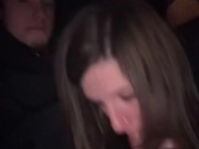 REAL PUBLIC BLOWJOB INFRONT OF COP! Sucking my ex off while we are across from a cop 6/16