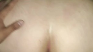 Latina de culo grande en cuatro