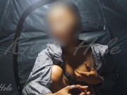 Chindo Horny Colmek Diluar Tenda Saat Camping - Asian girl masturbates in camping tent 11/16